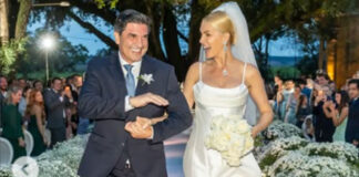Ana Hickmann relembra detalhes da decoração de casamento com Edu Guedes