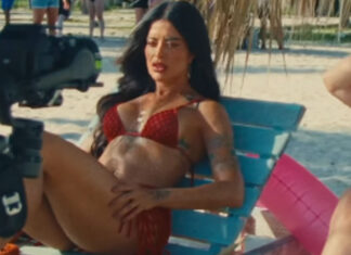 Aline Campos mostra bastidores de ‘Os Farofeiros 3’ e truque com tatuagens