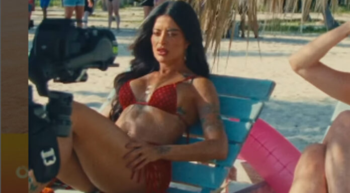 Aline Campos mostra bastidores de ‘Os Farofeiros 3’ e truque com tatuagens