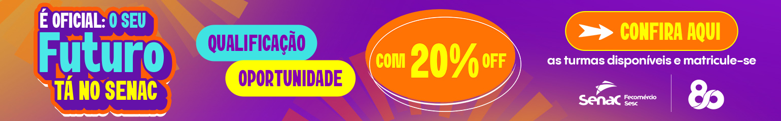 01 á 10 - Banner TOPO - SENAC - PI 15031 01 á 10 - Banner TOPO - SENAC - PI 15031