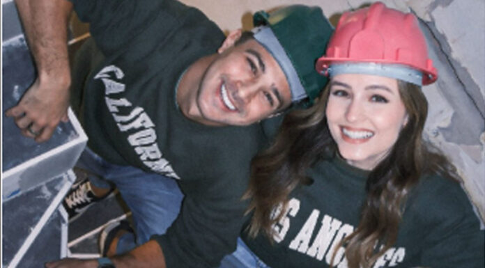 Larissa Manoela e André Luiz mostram novidades em obra da nova mansão