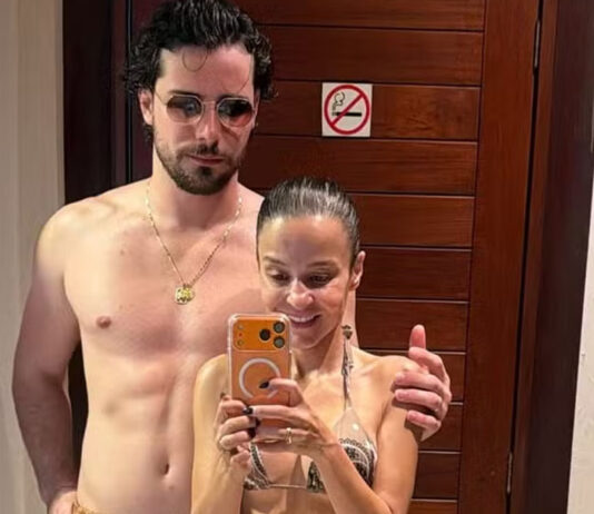 Maiara compartilha clique romântico com namorado e faz declaração: ‘Ele está aqui’