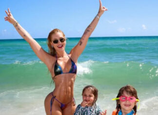 Virginia Fonseca curte dia de praia com as filhas em Miami: ‘A vida presta muito!’