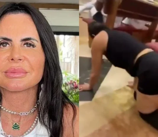 Veja Vídeo – Gretchen entra de joelhos em igreja após promessa por cura de doença; veja